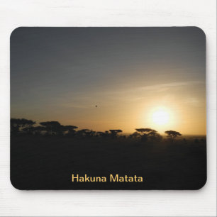 Serengeti Sonnenuntergang Mousepad