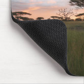 Serengeti Sonnenuntergang Mousepad (Ecke)