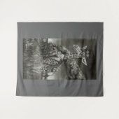 "Serengeti Steampunk" Tapestry Wandteppich (Vorderseite (Horizontal))