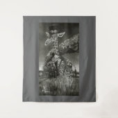 "Serengeti Steampunk" Tapestry Wandteppich (Vorderseite)