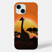 Serengeti Sunset Giraffe | Safari wild Case-Mate iPhone Hülle (Rückseite)