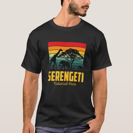 Serengeti Tansania Safari Afrika Nationalpark Big T-Shirt (Vorderseite)