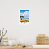 Serengeti Tansania Travel Print Poster (Küche)