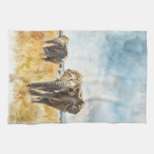 Serengetti Elephants Geschirrtuch (Horizontal)