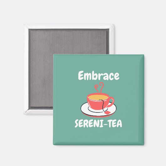 Sereni Tea Magnet (Vorderseite/Rückseite)
