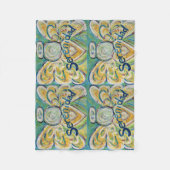 Serenidad Guardian Angel Art Custom Fleece Blanket (Vorderseite)