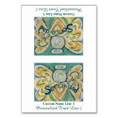 Serenidad Inspiration Word Angel Table Tent Card Tischnummer (Vorderseite)