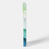 Serenidad Oceánica Abstracta Case-Mate iPhone Hülle (Rückseite / Links)