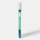 Serenidad Oceánica Abstracta Case-Mate iPhone Hülle (Rückseite / Rechts)