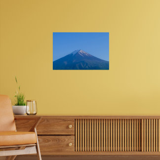Serenität bei Sonnenuntergang: Mount Fuji Poster