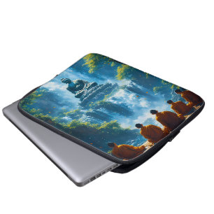 Serenität der fünf Mönche Laptopschutzhülle