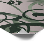 Serenity Art Deco Print Poster (Ecke)