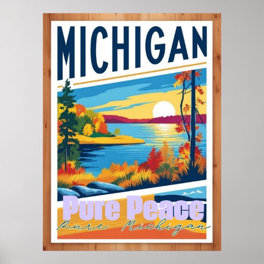 Serenity Awars: Entdecken Sie Michigans ruhigen Se Poster (Vorne)