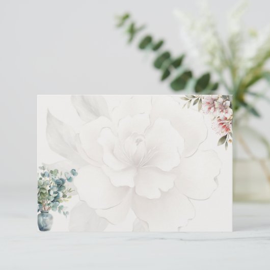 Serenity Basic Blank Recicard Begleitkarte (Stehend Vorderseite)