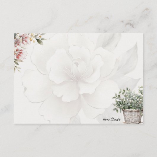 Serenity Basic Blank Recicard Begleitkarte (Rückseite)