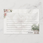 Serenity Basic Rezept Card Begleitkarte (Rückseite)