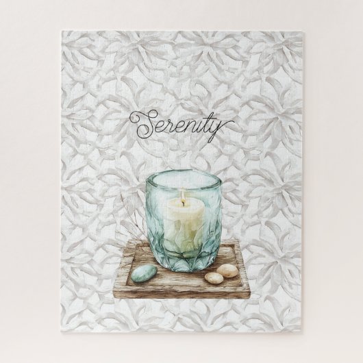 Serenity Beach Kerzen Steine Puzzle (Vertikal)
