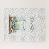 Serenity Beach Kerzen Steine Puzzle (Horizontal)