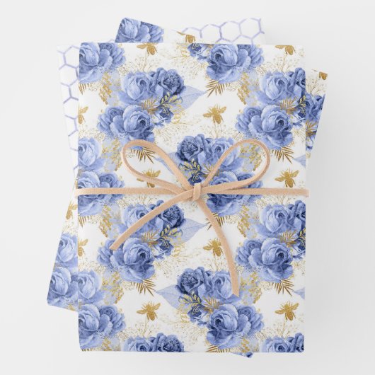 Serenity Bee Pattern Geschenkpapier Set (Beispiel)