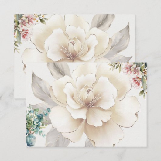 Serenity Blank Recicard Begleitkarte (Vorne/Hinten)