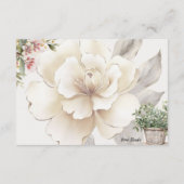 Serenity Blank Recicard Begleitkarte (Rückseite)