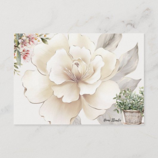 Serenity Blank Recicard Begleitkarte (Rückseite)