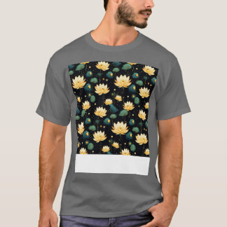Serenity Blooms Zeitloses Lotus Blume Muster 11 T-Shirt