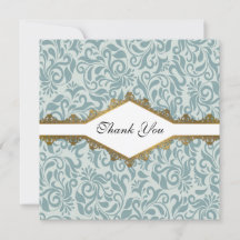 Serenity Blue Brocade Gold Lace Wedding