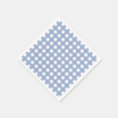 Serenity Blue Gingham Serviette (Ecke)