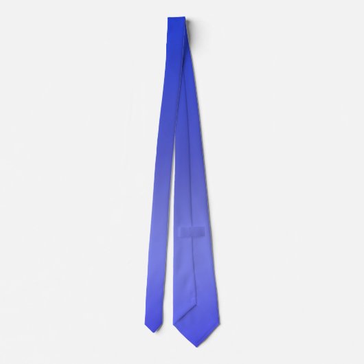 Serenity Blue Gradient, Mens Wedding Necktie Krawatte (Rückseite)