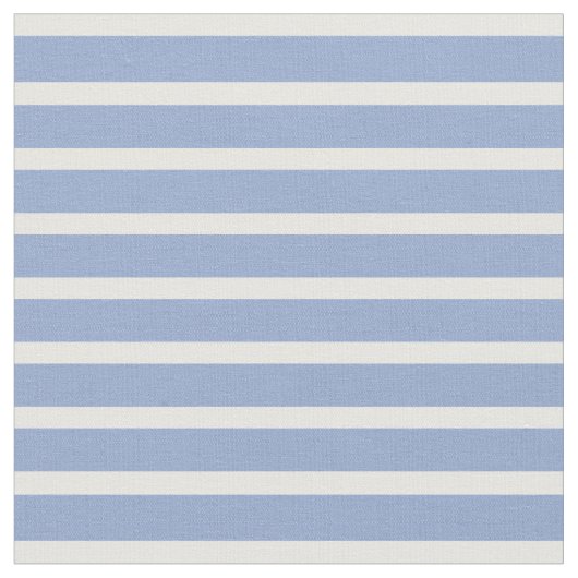 Serenity Blue & White Fine Strip Stoff (Nahaufnahme)