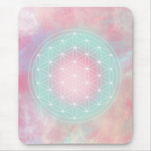 Serenity Blüte des Lebens Mousepad