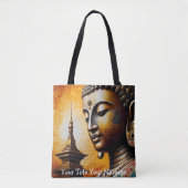 Serenity Buddha Tote Bag Tasche (Vorderseite)