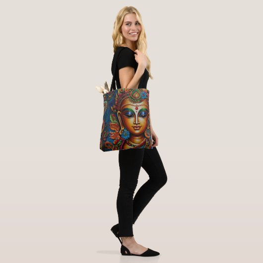 Serenity Buddha Tote Bag Tasche (Am Model)