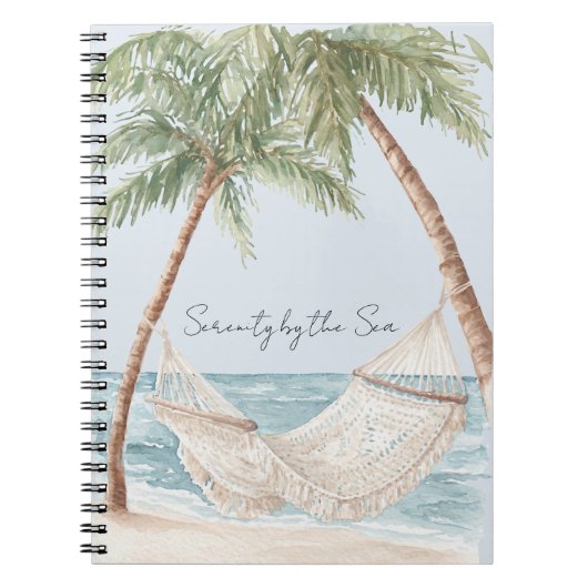 Serenity By The Sea   Notizblock (Vorderseite)