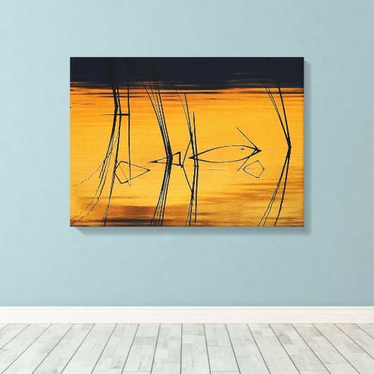 Serenity Canvas Print Leinwanddruck (Insitu (Holzboden))