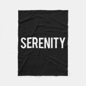 Serenity - Cool New Funny Name Fan Gift Tee  Fleecedecke (Vorderseite)