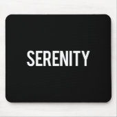 Serenity - Cool New Funny Name Fan Gift Tee Mousepad (Vorne)