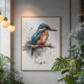 Serenity des Eisvogels, anpassbar Poster