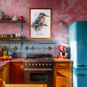 Serenity des Eisvogels, anpassbar Poster