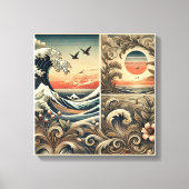Serenity des Meeres Leinwanddruck Wandkunst (Vorderseite)