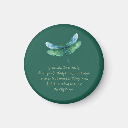 Serenity Dragonfly Magnet (Vorne)