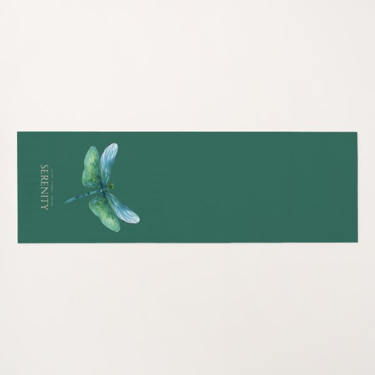 Serenity Dragonfly Yogamatte (Rückseite (Horizontal))