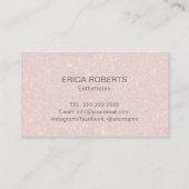 Serenity Facials Skincare Salon Wellness-Center Es Visitenkarte (Rückseite)