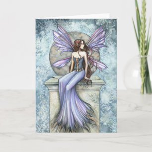 Serenity Fairy Greeting Card von Molly Harrison Karte