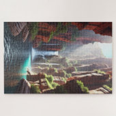 Serenity Falls : Majestic Canyon Escape Puzzle (Horizontal)