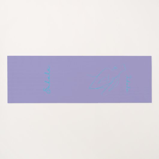 Serenity Flow - Custom Yoga Mat Yogamatte (Rückseite (Horizontal))
