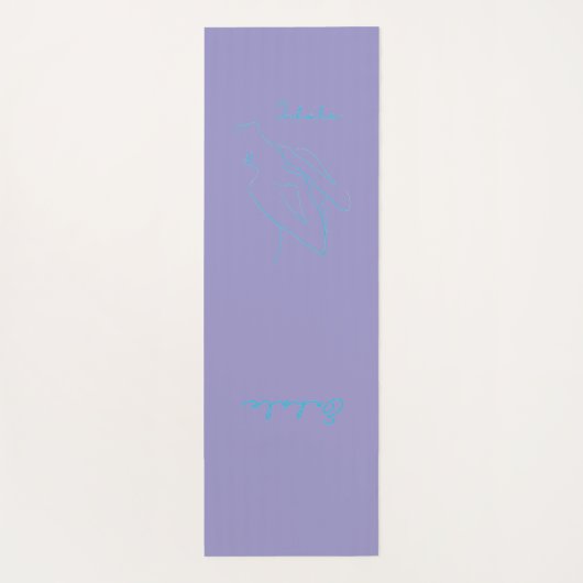 Serenity Flow - Custom Yoga Mat Yogamatte (Rückseite)