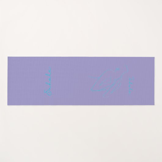 Serenity Flow - Custom Yoga Mat Yogamatte (Vorderseite (Horizontal))