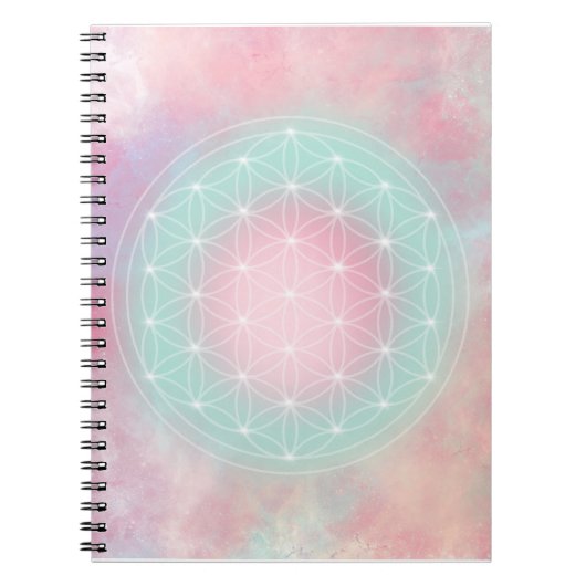 Serenity Flower of Life Notizblock (Vorderseite)